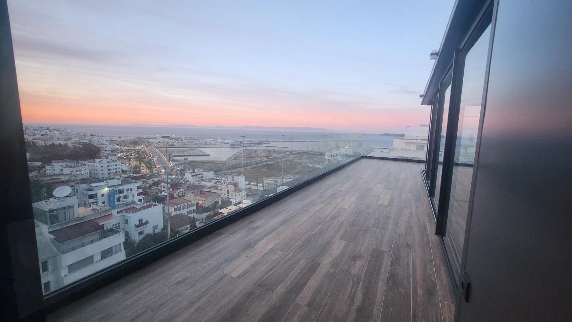 Magnifique Penthouse 160M2 Terrasse 90M2 Vue Mer Tánger Exterior foto